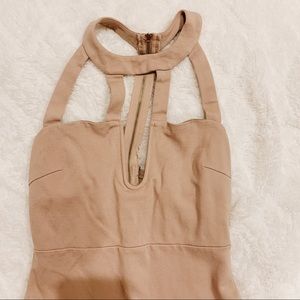 NWOT Super Cute Pink Bodycon Cut Out Dress